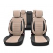 Car seat covers sport beige leatherette (full set)
