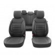 Car seat covers sport black leatherette (full set)