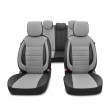 Car seat covers sport grey leatherette (full set)